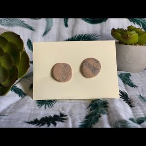 Handmade polymer clay stud earrings